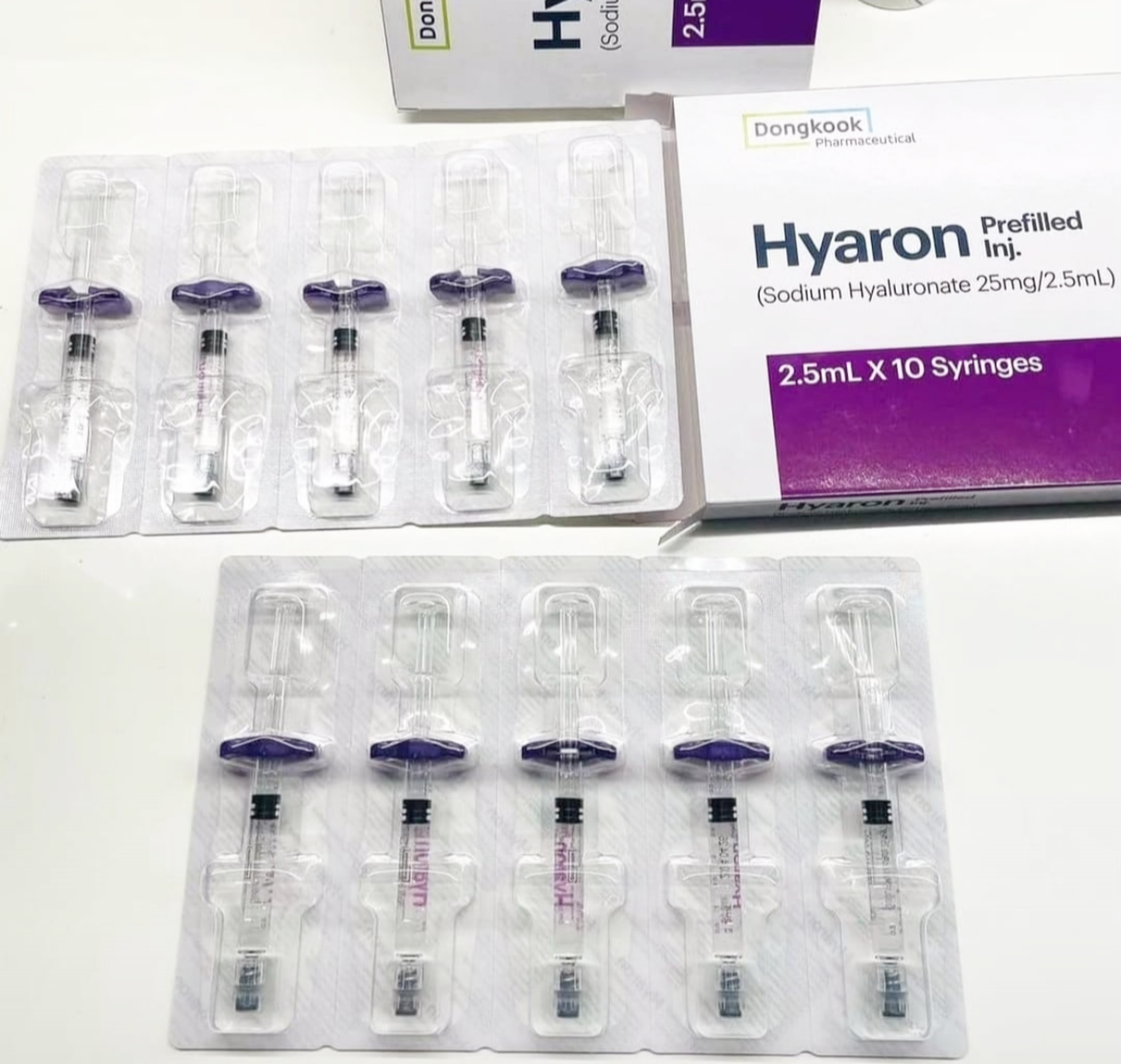 مزوژل هیارون ۲۵ سی سی ساخت کره‌ی جنوبی ۱۰ سرنگ ۲.۵ میل (۲۵ سی سی) آبرسان جوانساز کنترل منافذ کنترل جوش حجم دهنده